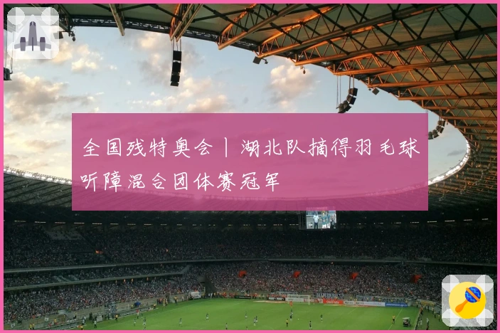 全国残特奥会丨湖北队摘得羽毛球听障混合团体赛冠军